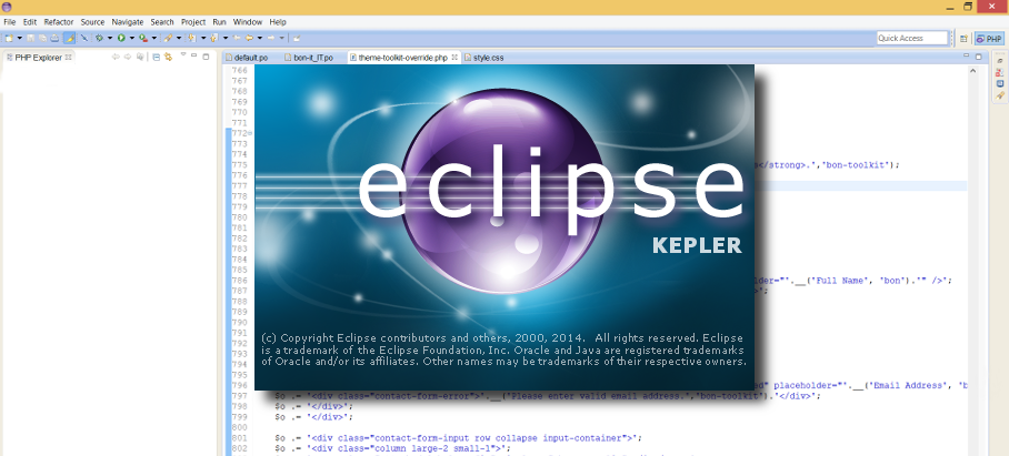 Sviluppare con Eclipse nuovi progetti web