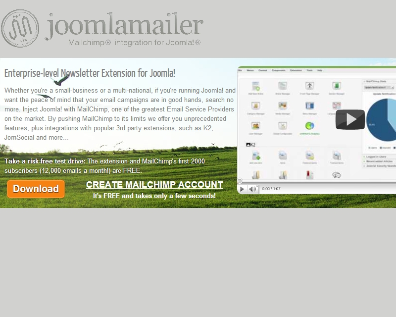 Tutorial Joomla: importazione utenti MailChimp Integration