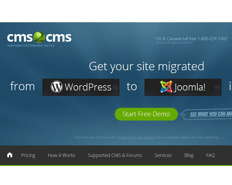 Tutorial Joomla: migrazione da WordPress a Joomla con CMS2CMS