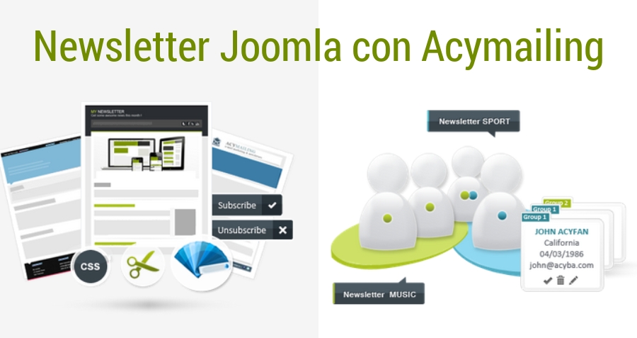 Gestiamo le newsletter in Joomla con Acymailing